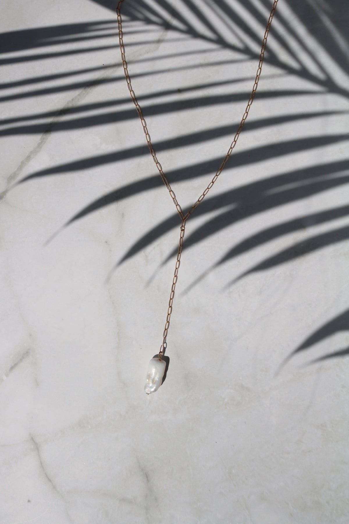 Maya Pearl Drop Necklace
