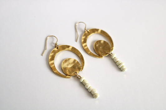 Isabel Half Moon Earrings