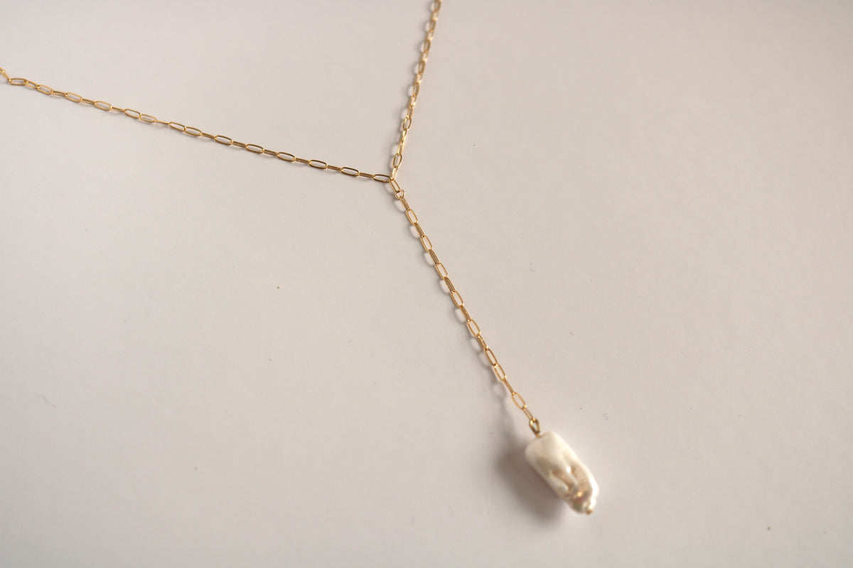 Maya Pearl Drop Necklace