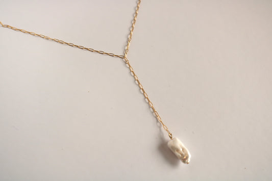 Maya Pearl Drop Necklace