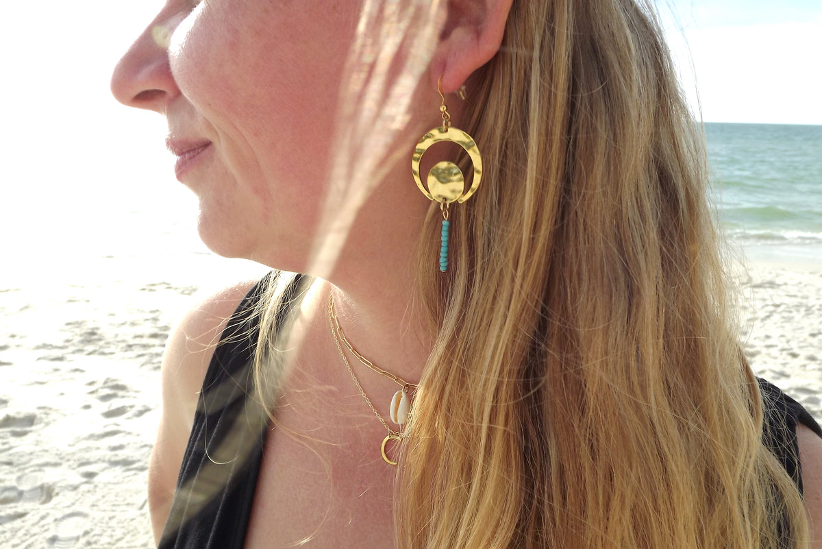 Isabel Half Moon Earrings